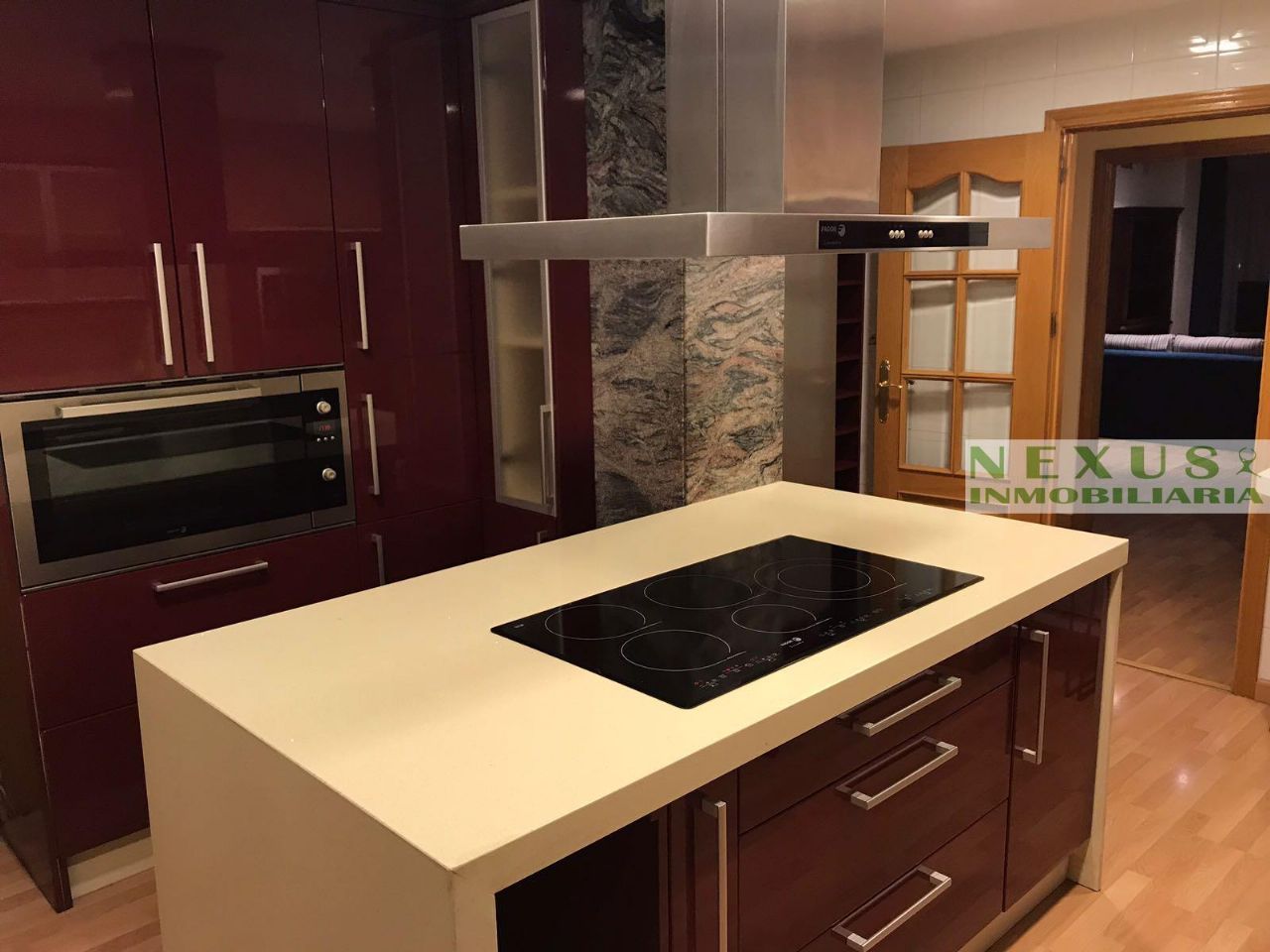 Kitchen of Flat to rent in Cáceres Capital  with Air Conditioner and Heating