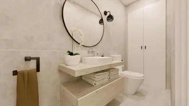 Badezimmer von Wohnungen zum Verkauf in Albacete mit Klimaanlage, Heizung und Möbliert