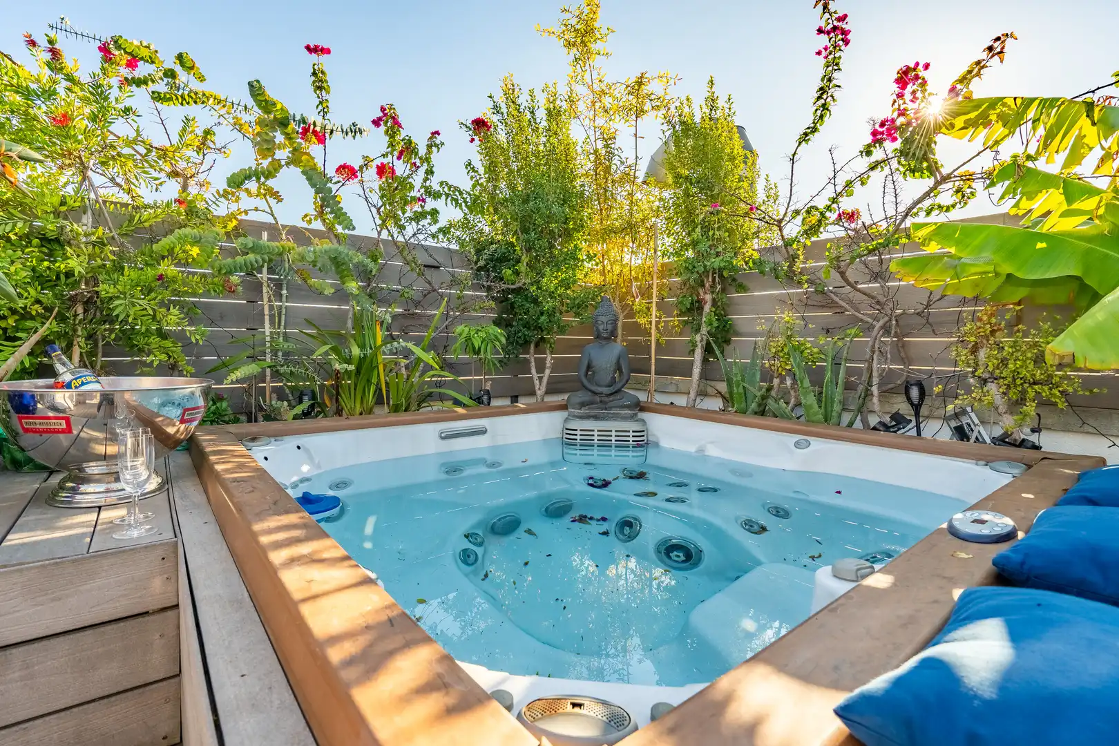 Garten von Dachboden zum Verkauf in Barcelona mit Klimaanlage, Heizung und Parkett
