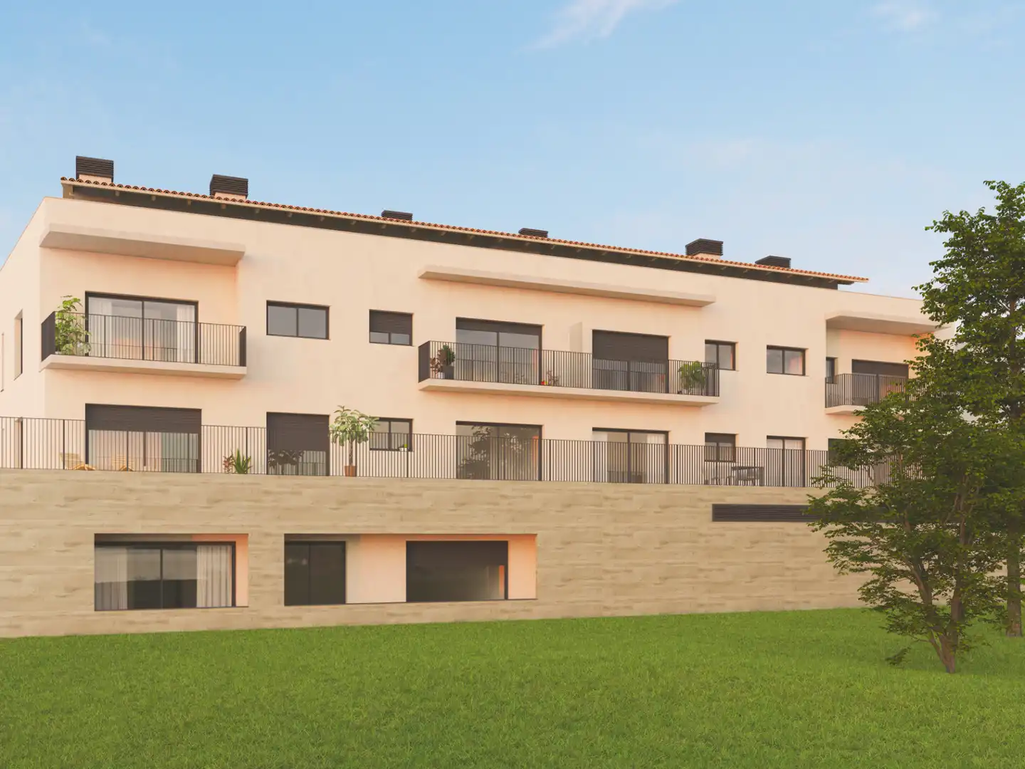 New build Flat with terrace for sale in Carrer Antic Camí del Coll