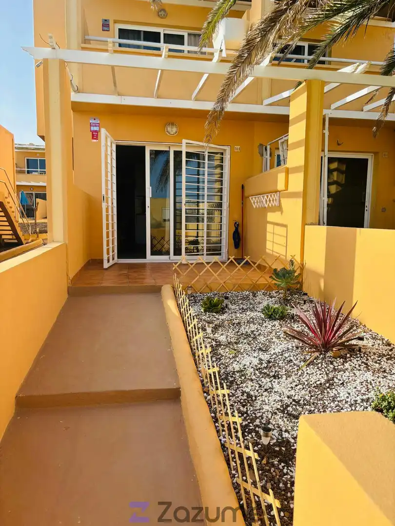 Balcony of Flat for rent in Pájara  with Parquet flooring, Terrace and Swimming Pool