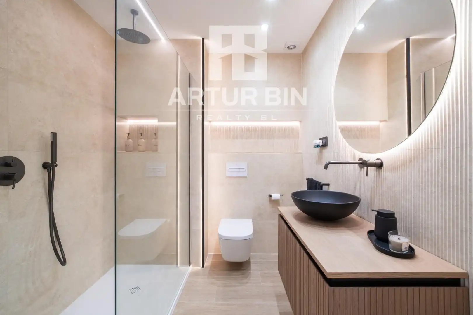 Badezimmer von Wohnung zur Miete in Cullera mit Heizung, Terrasse und Balkon