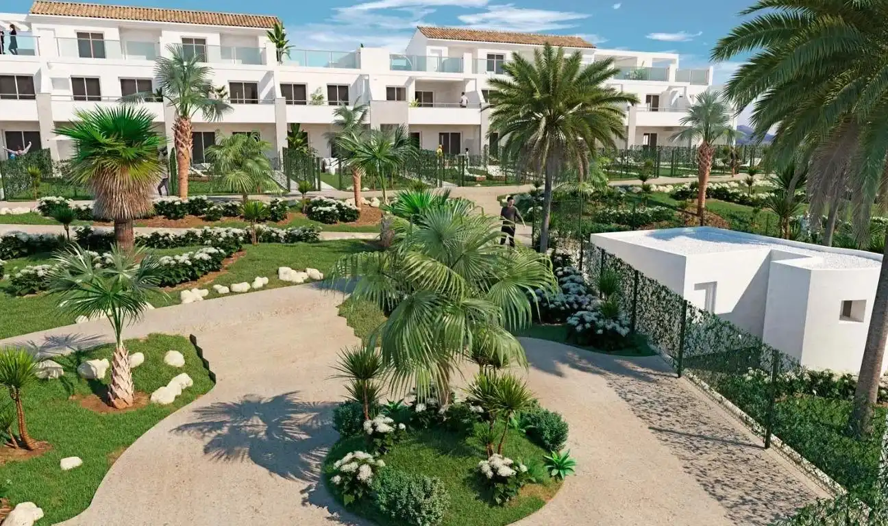 Vista exterior de Apartament en venda en Zahara de los Atunes amb Jardí privat, Traster i Piscina comunitària