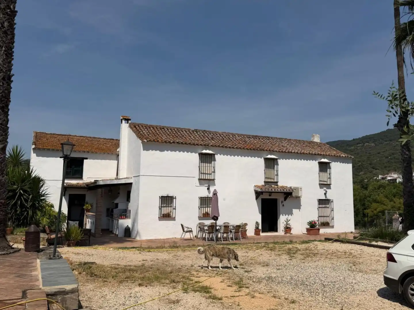 Vista exterior de Finca rústica en venda en Gaucín amb Jardí privat, Terrassa i Piscina