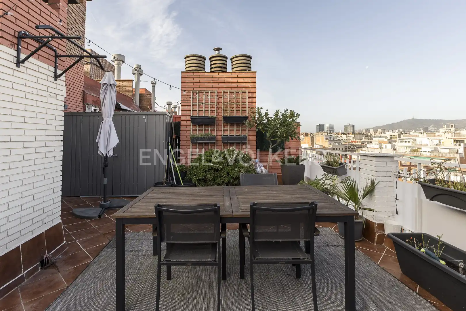 Terraza de Ático de alquiler en Eixample
