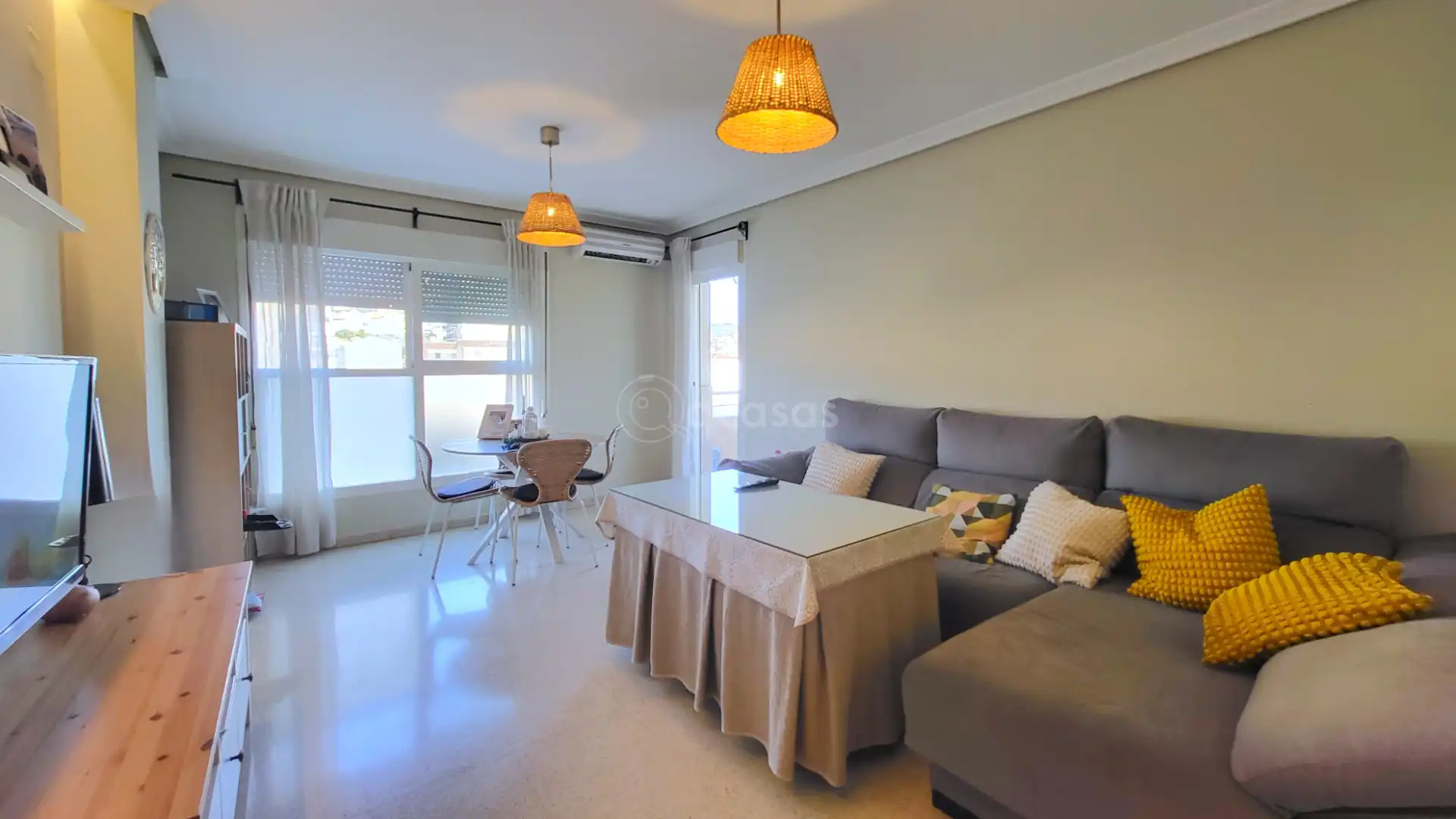 Living room of Flat for sale in Málaga  with Air Conditioner, Heating and Terrace