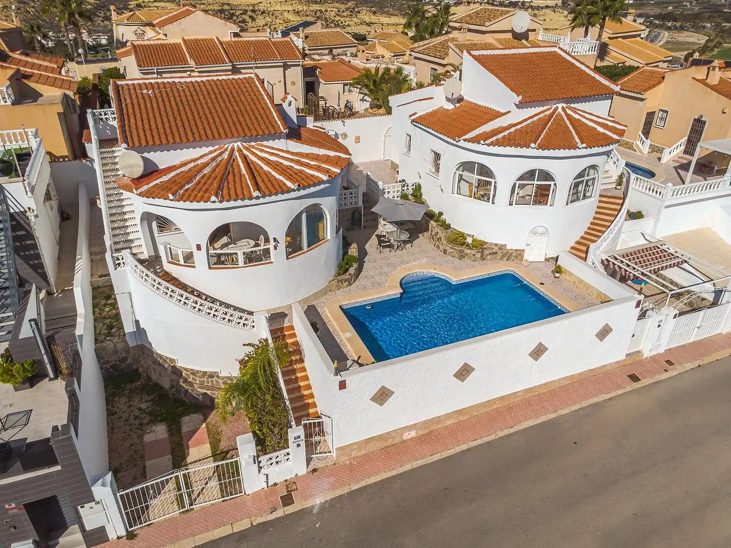 Exterior view of Houses for sale in Rojales  with Air Conditioner, Heating and Private garden