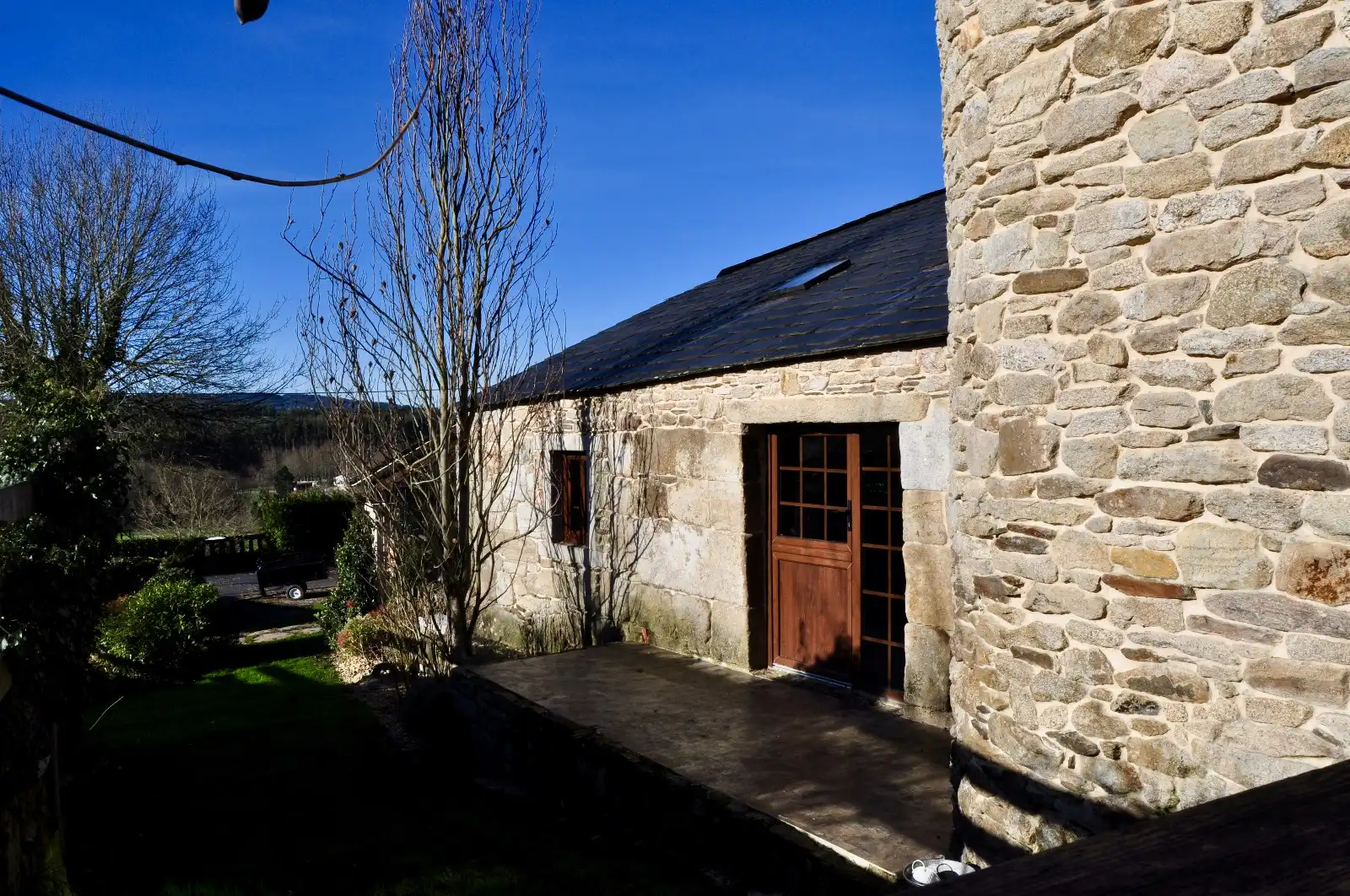 Vista exterior de Casa o chalet en venta en Lugo con Calefacción, Jardín privado y Parquet