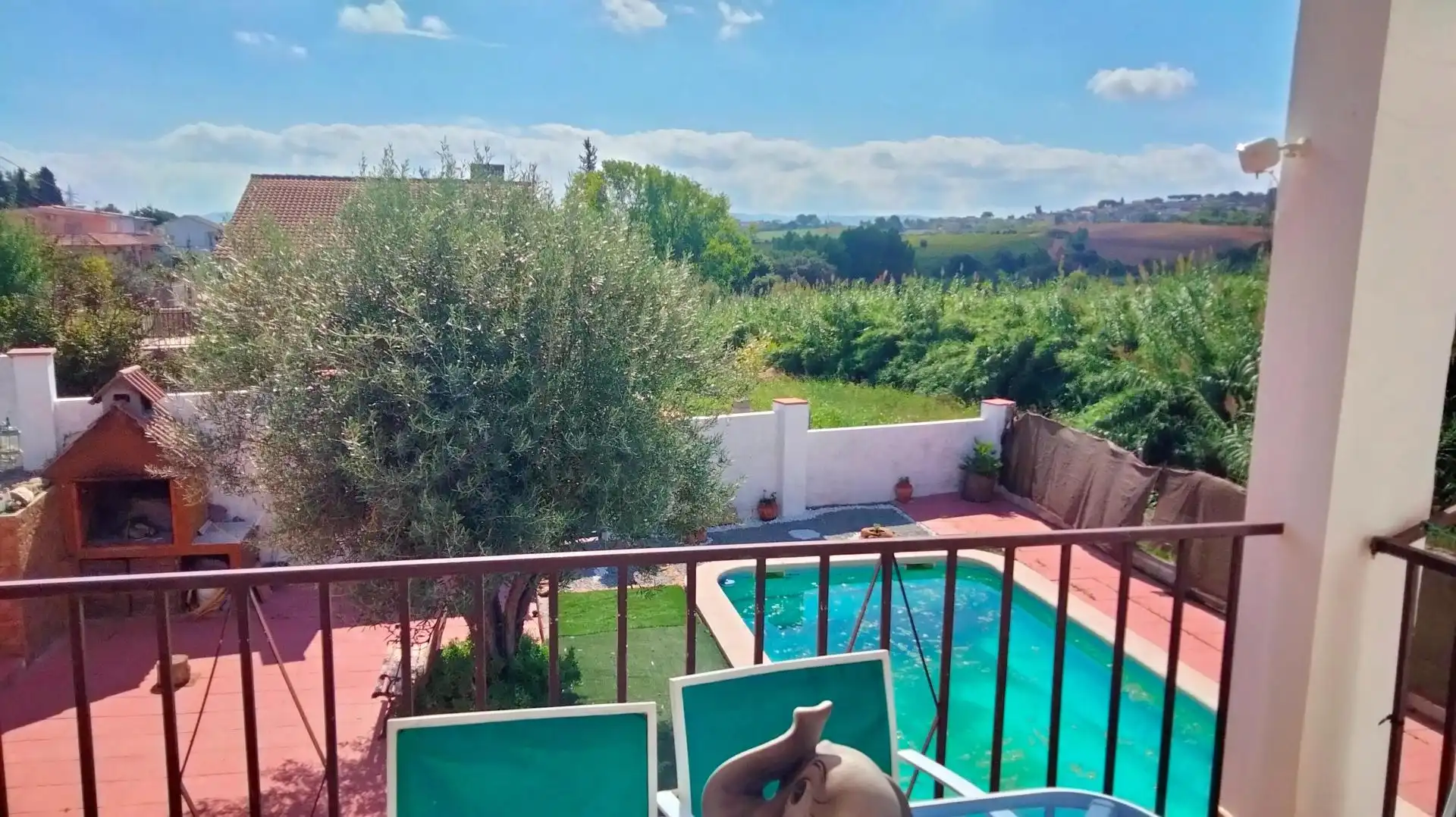 Garden of Houses for sale in Piera  with Heating, Terrace and Swimming Pool