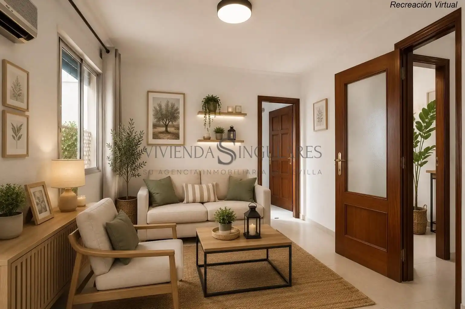 Living room of Flat for sale in Sevilla  with Air Conditioner and Storage room