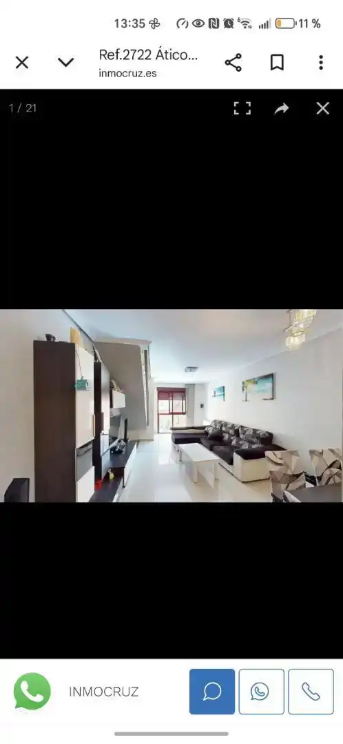 Sala d'estar de Àtic en venda en Caravaca de la Cruz amb Balcó