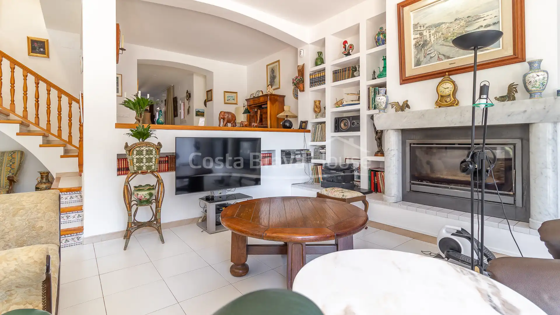Sala d'estar de Casa o xalet en venda en Palafrugell amb Aire condicionat, Calefacció i Jardí privat