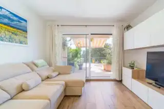 Living room of Flat for sale in Palau-saverdera  with Air Conditioner, Private garden and Terrace