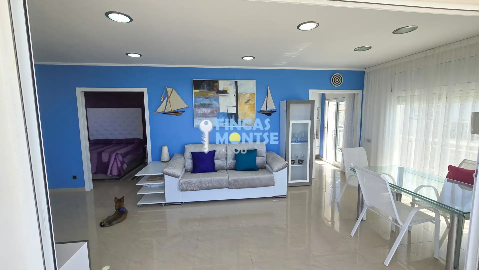 Sala de estar de Apartamento en venta en Salou con Terraza y Amueblado