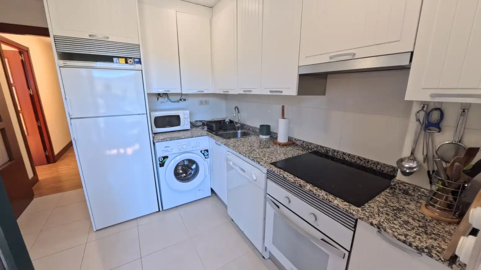 Kitchen of Flat for sale in Nalda  with Heating, Private garden and Parquet flooring