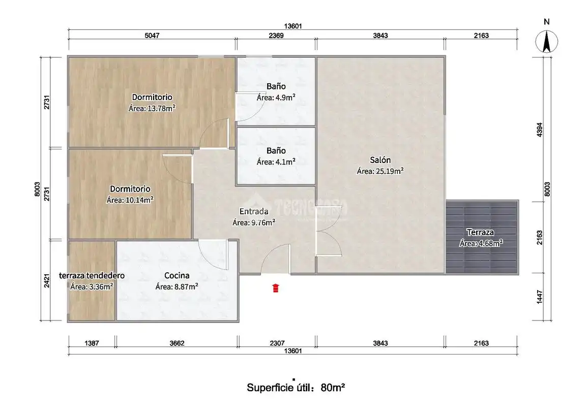 Piso en venta en Madrid con Aire acondicionado, Calefacción y Parquet