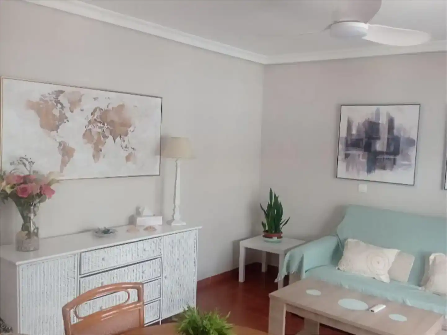 Living room of Flat for rent in Torrox  with Furnished