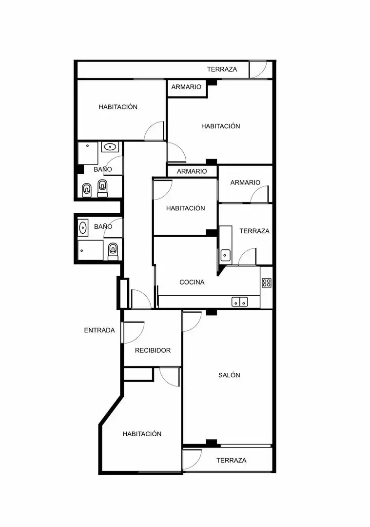 Piso con ascensor en venta en HIGINIO NOJA (PROFESSOR) 13