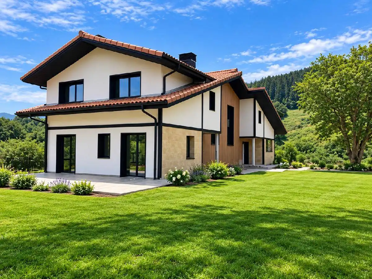 Exterior view of Houses for sale in Amorebieta-Etxano, Bizkaia
