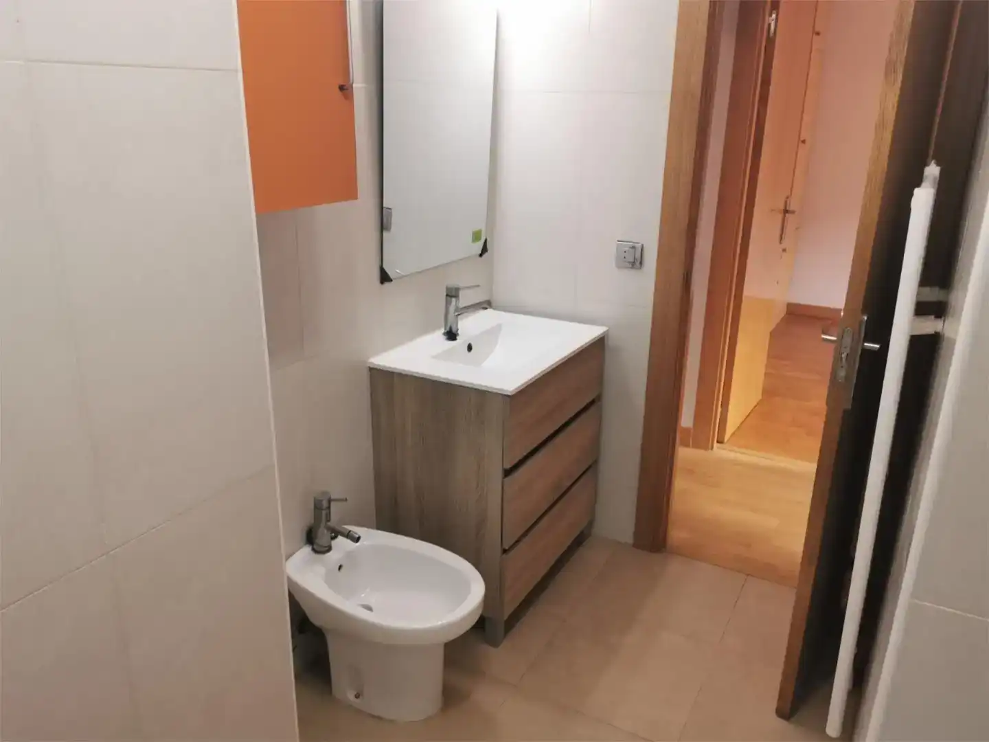 Bathroom of Flat for sale in Tudela  with Air Conditioner and Balcony