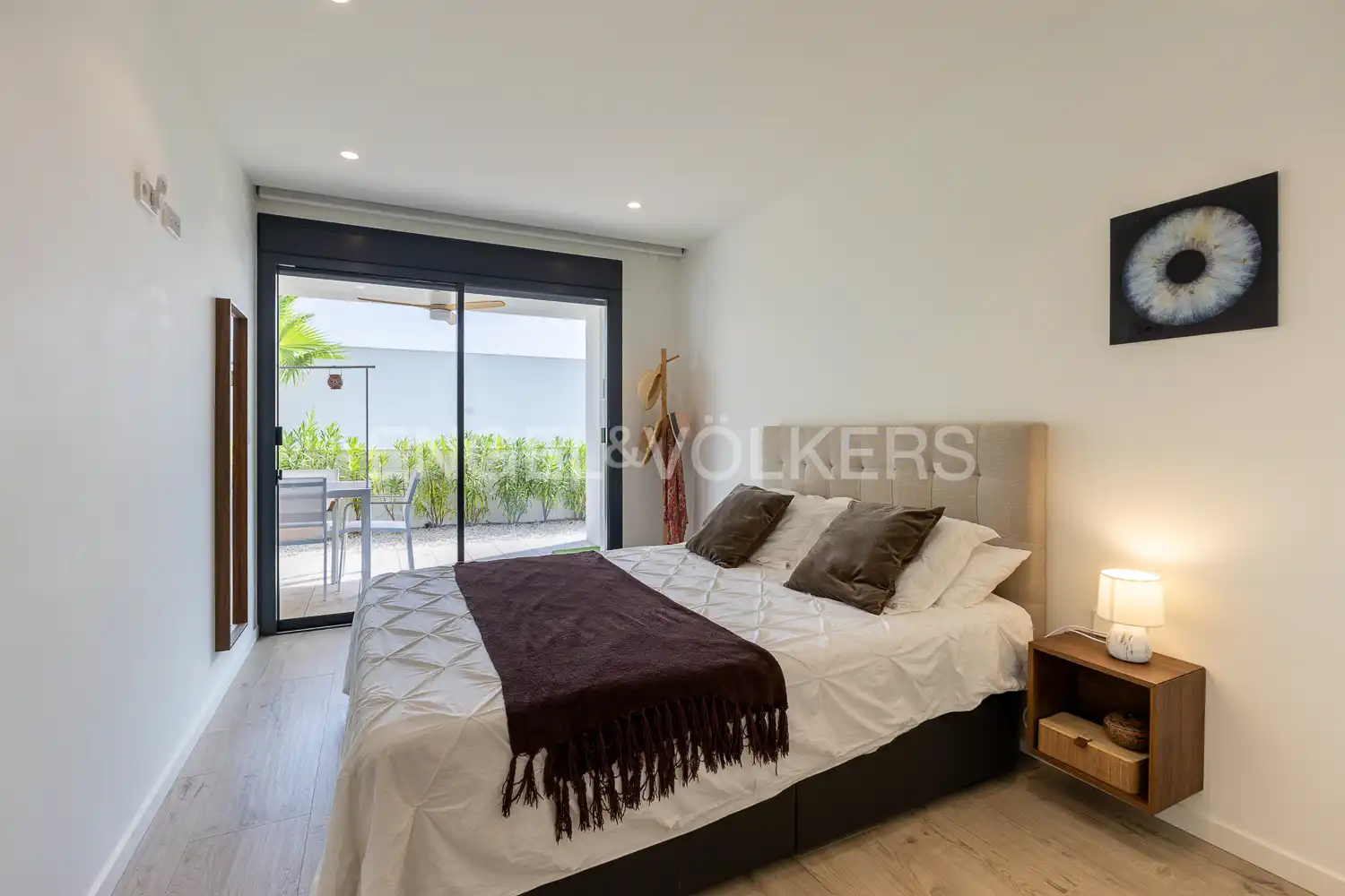 Bedroom of Flat for sale in Pedreguer  with Air Conditioner, Heating and Private garden