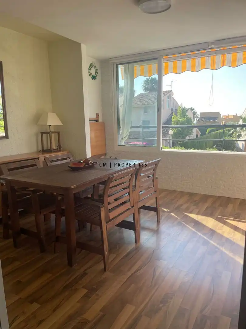 Terrace of Flat for rent in Puçol  with Air Conditioner, Terrace and Swimming Pool
