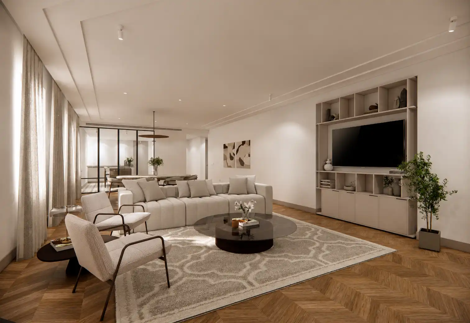 Living room of Flat for sale in Madrid  with Heating and Terrace