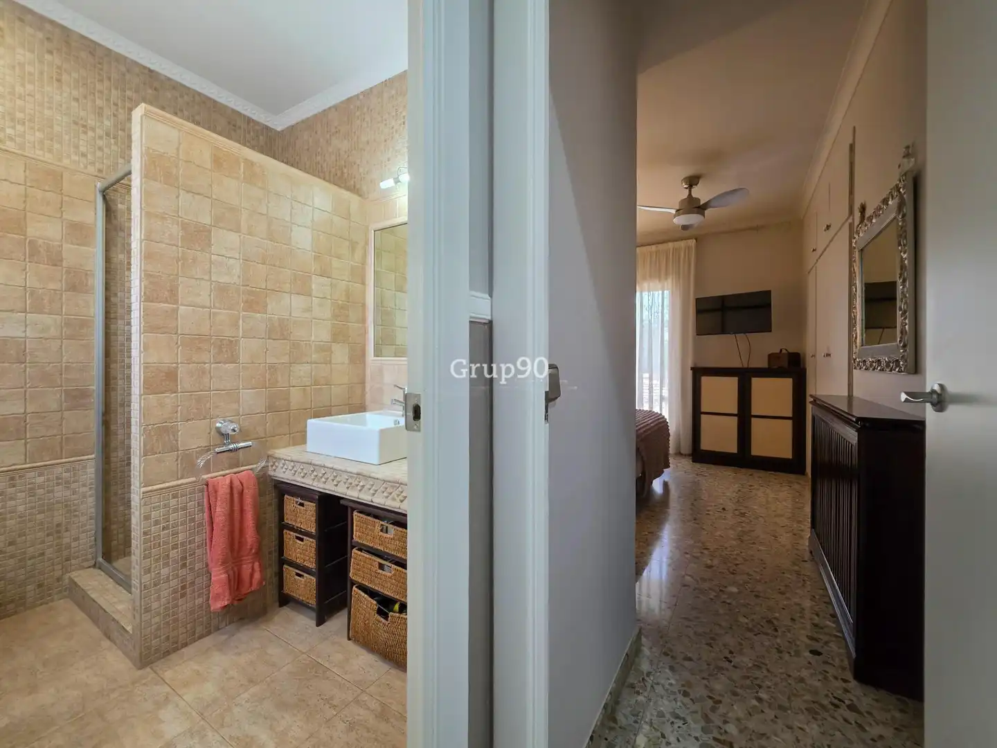 Baño de Casa o chalet en venta en Lleida con Aire acondicionado, Calefacción y Jardín privado