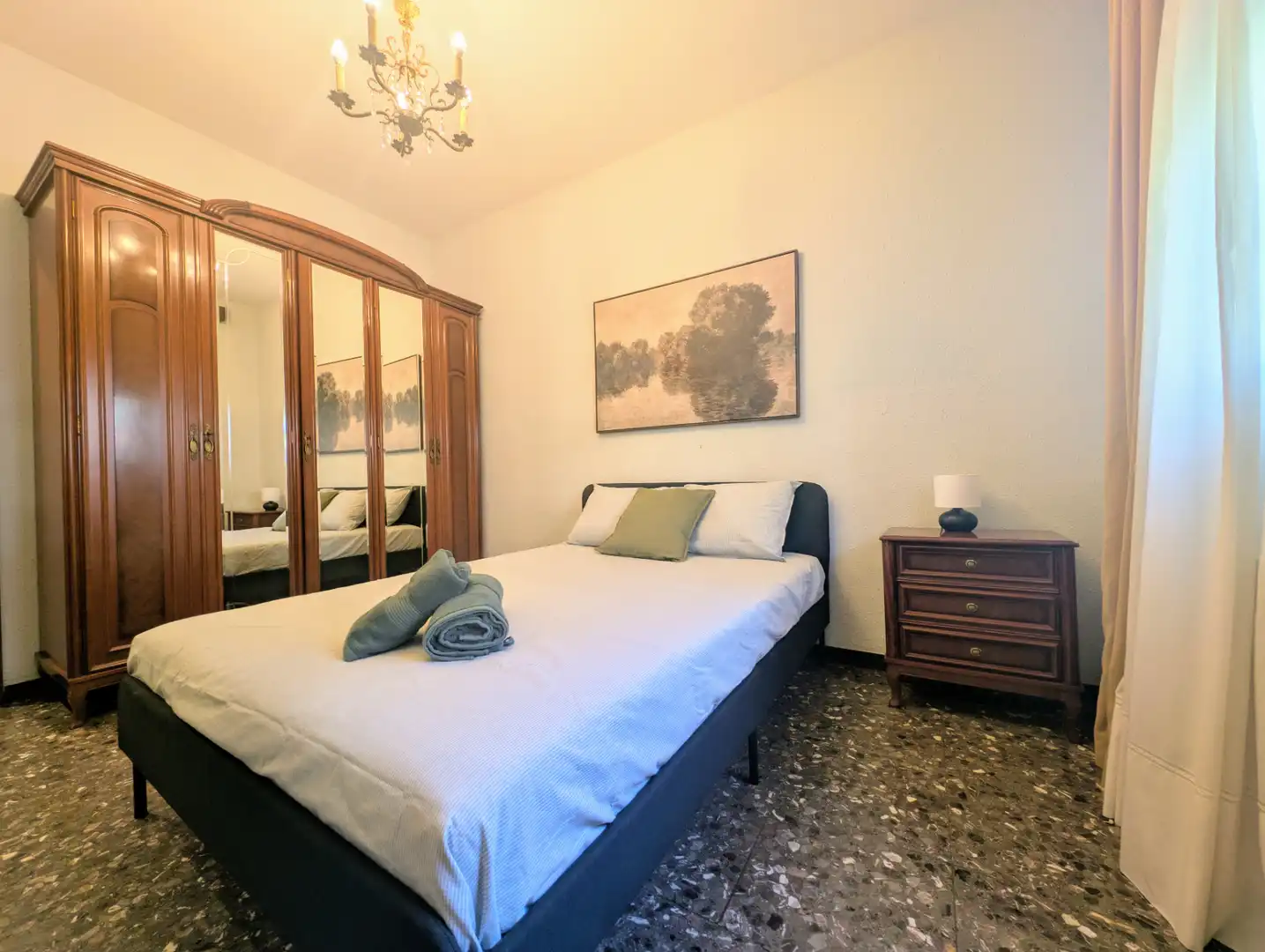 Bedroom of Flat for sale in Barcelona  with Air Conditioner, Heating and Oven