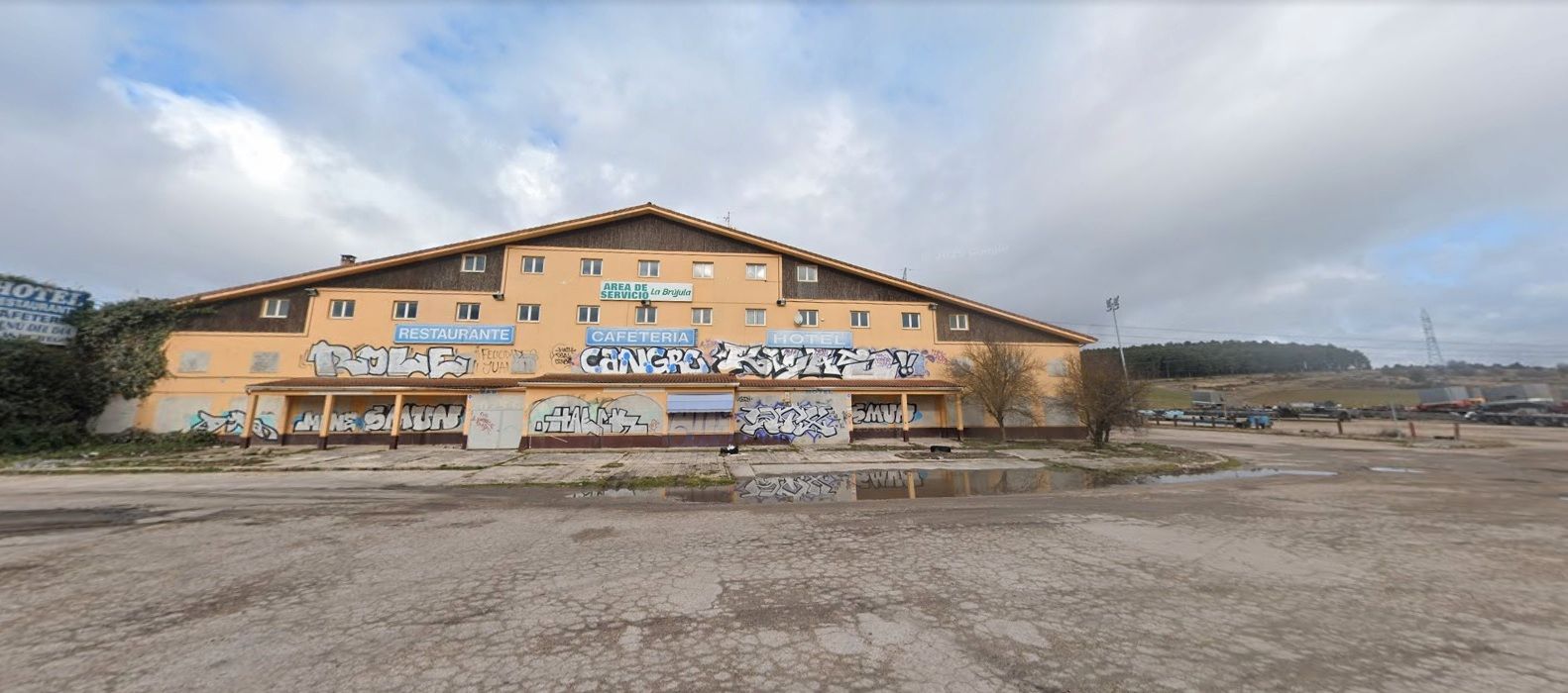 Exterior view of Building for sale in Monasterio de Rodilla  with Alarm