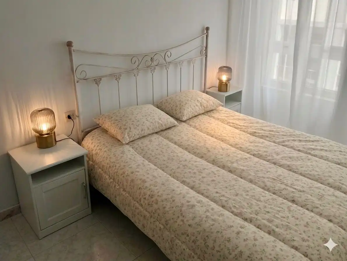 Bedroom of Flat for sale in Ferrol  with Heating, Storage room and Furnished