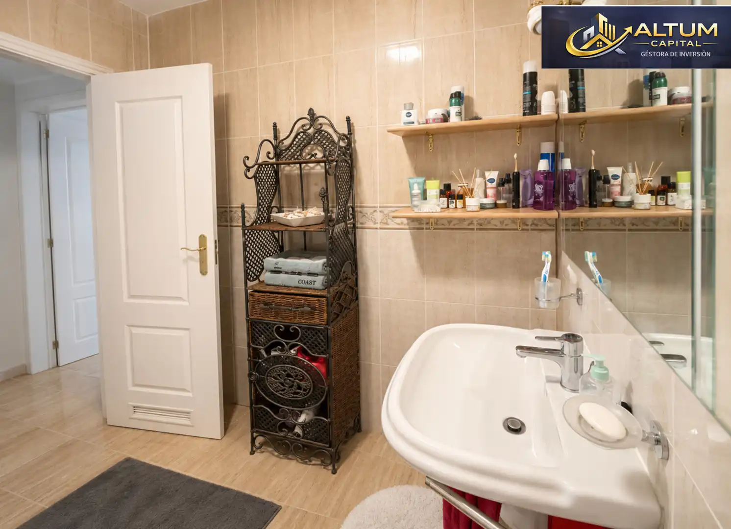 Bathroom of Flat for sale in Arona  with Furnished, Washing machine and Microwave