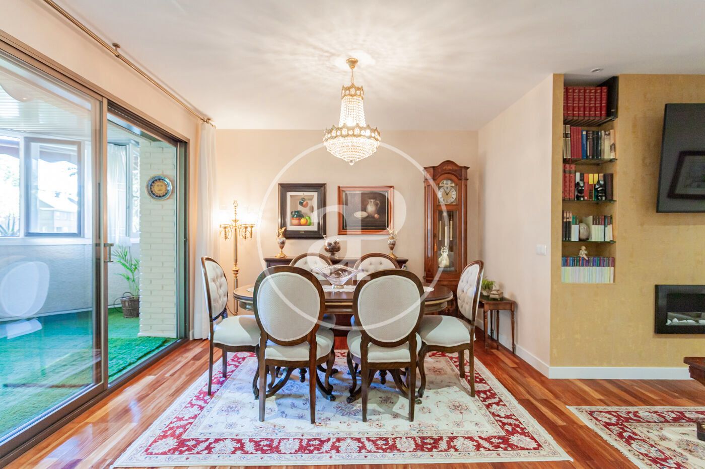 Dining room of Flat for sale in Pozuelo de Alarcón  with Air Conditioner, Heating and Private garden