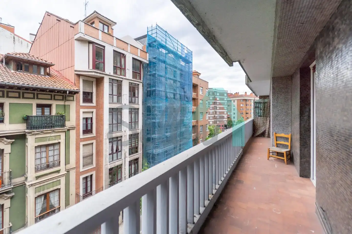 Terrassa de Pis de lloguer en Gijón  amb Calefacció, Parquet i Terrassa