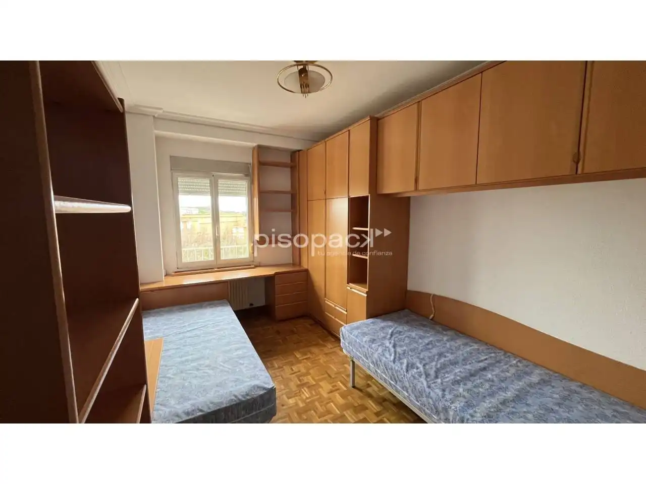 Bedroom of Flat for sale in  Pamplona / Iruña  with Heating, Parquet flooring and Alarm
