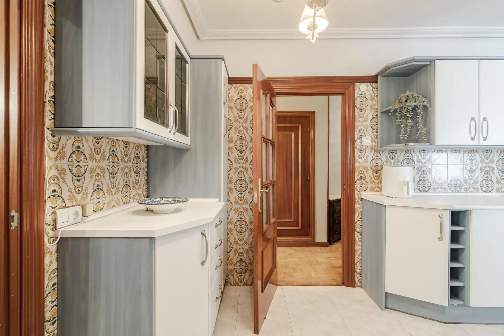 Kitchen of Flat for sale in Alcalá de Henares  with Heating, Terrace and Furnished