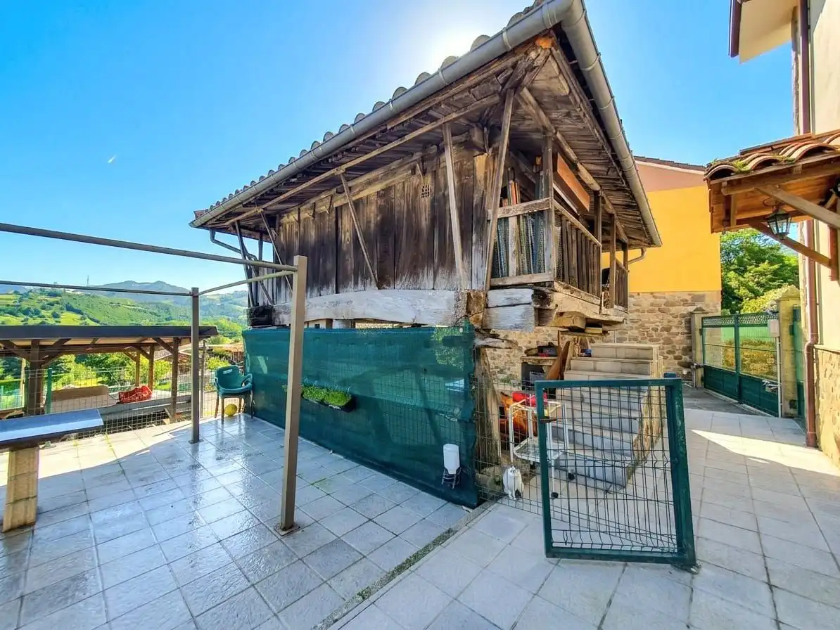 Vista exterior de Casa o chalet en venta en Candamo con Calefacción, Jardín privado y Terraza