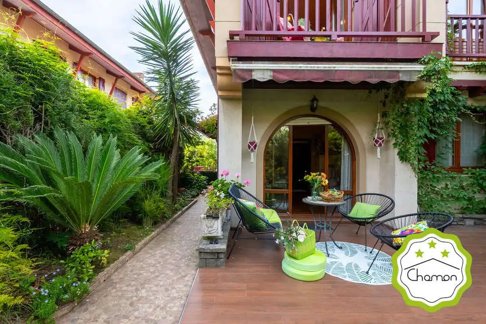 Terraza de Casa o chalet en venta en Arrigorriaga con Jardín privado