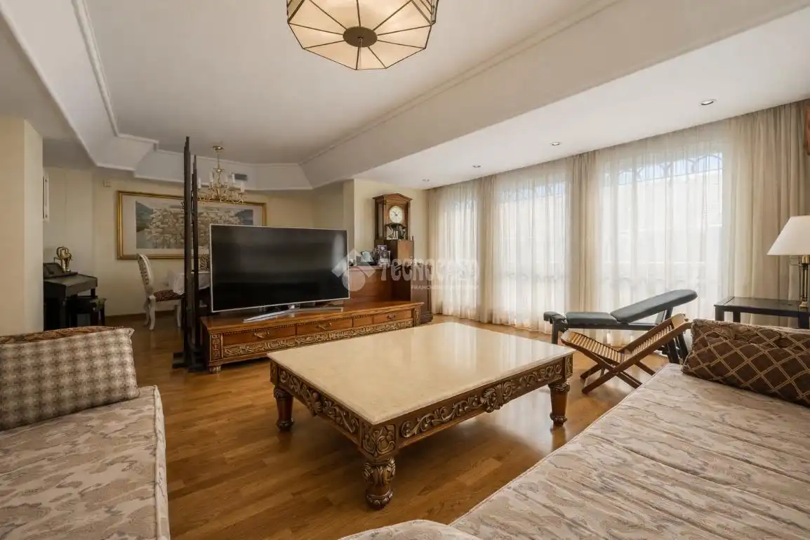 Living room of Detached homes for sale in Madrid  with Air Conditioner and Balcony
