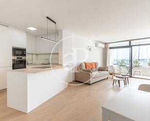 Sala d'estar de Pis de lloguer en  Palma de Mallorca amb Aire condicionat, Calefacció i Terrassa