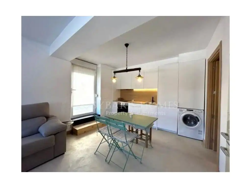 Außenansicht von Wohnung zum Verkauf in Dénia mit Klimaanlage, Privatgarten und Terrasse