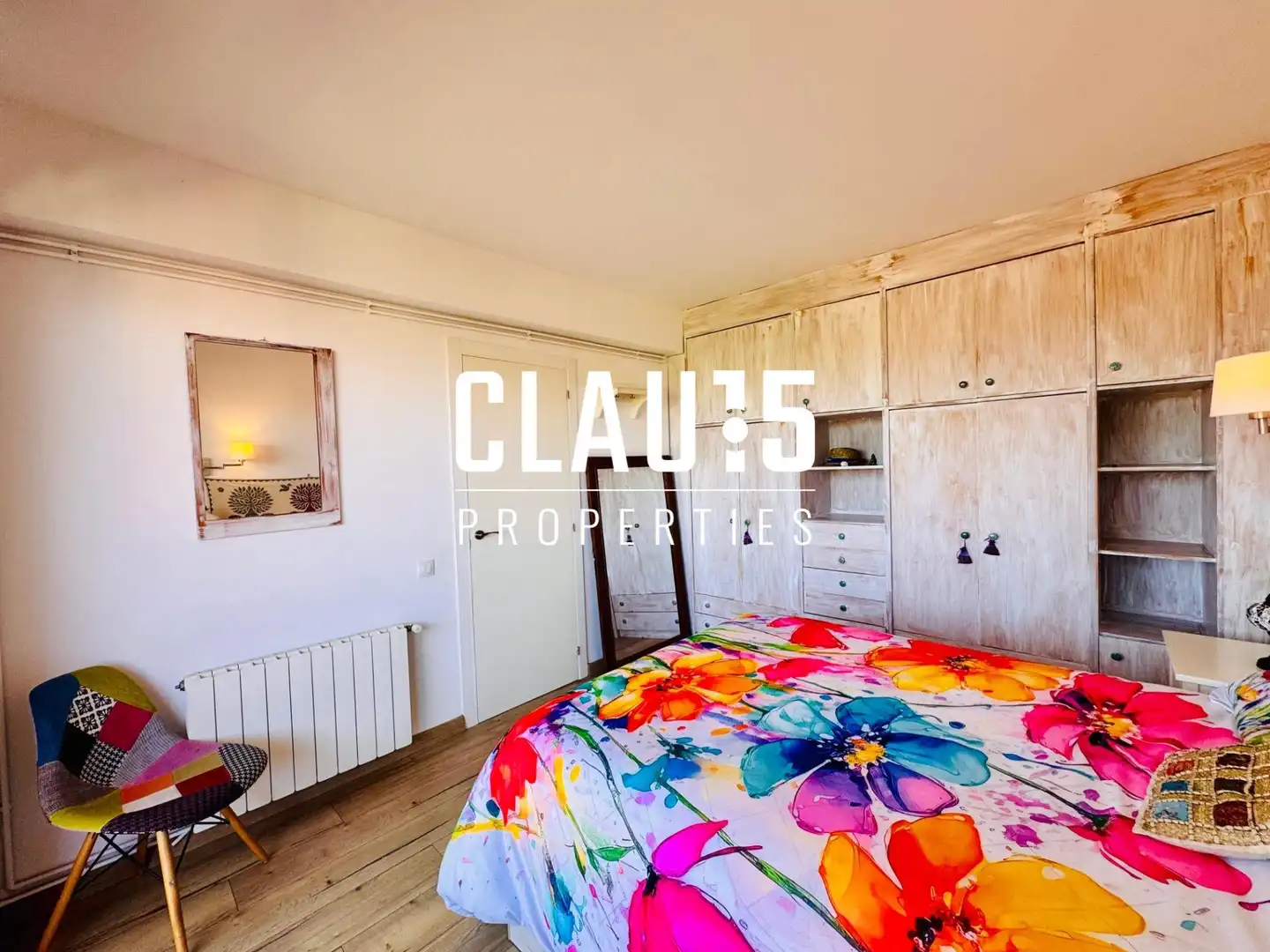 Bedroom of Flat for sale in Blanes  with Heating, Parquet flooring and Balcony