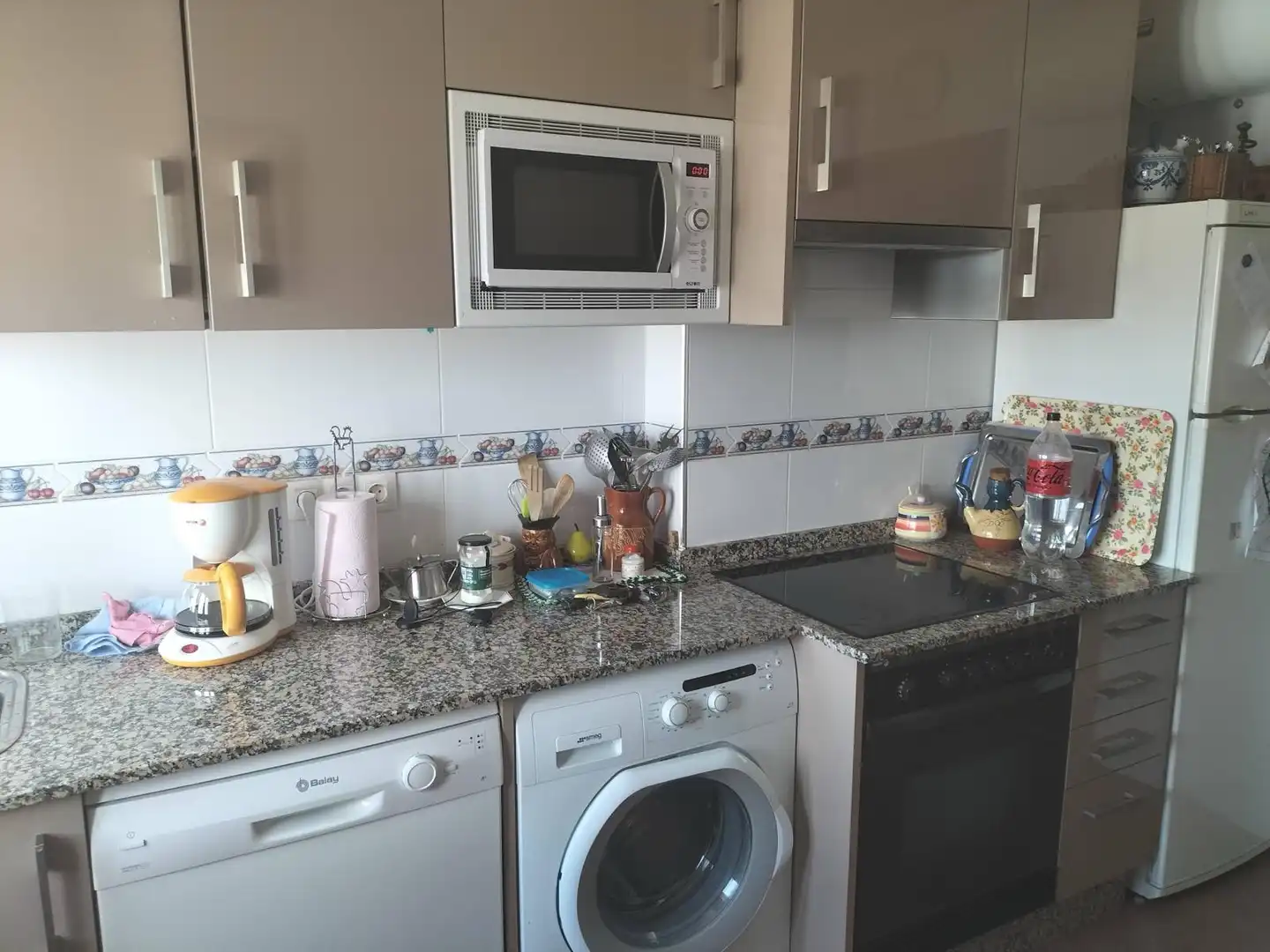 Kitchen of Flat for sale in Tapia de Casariego  with Heating, Terrace and Furnished