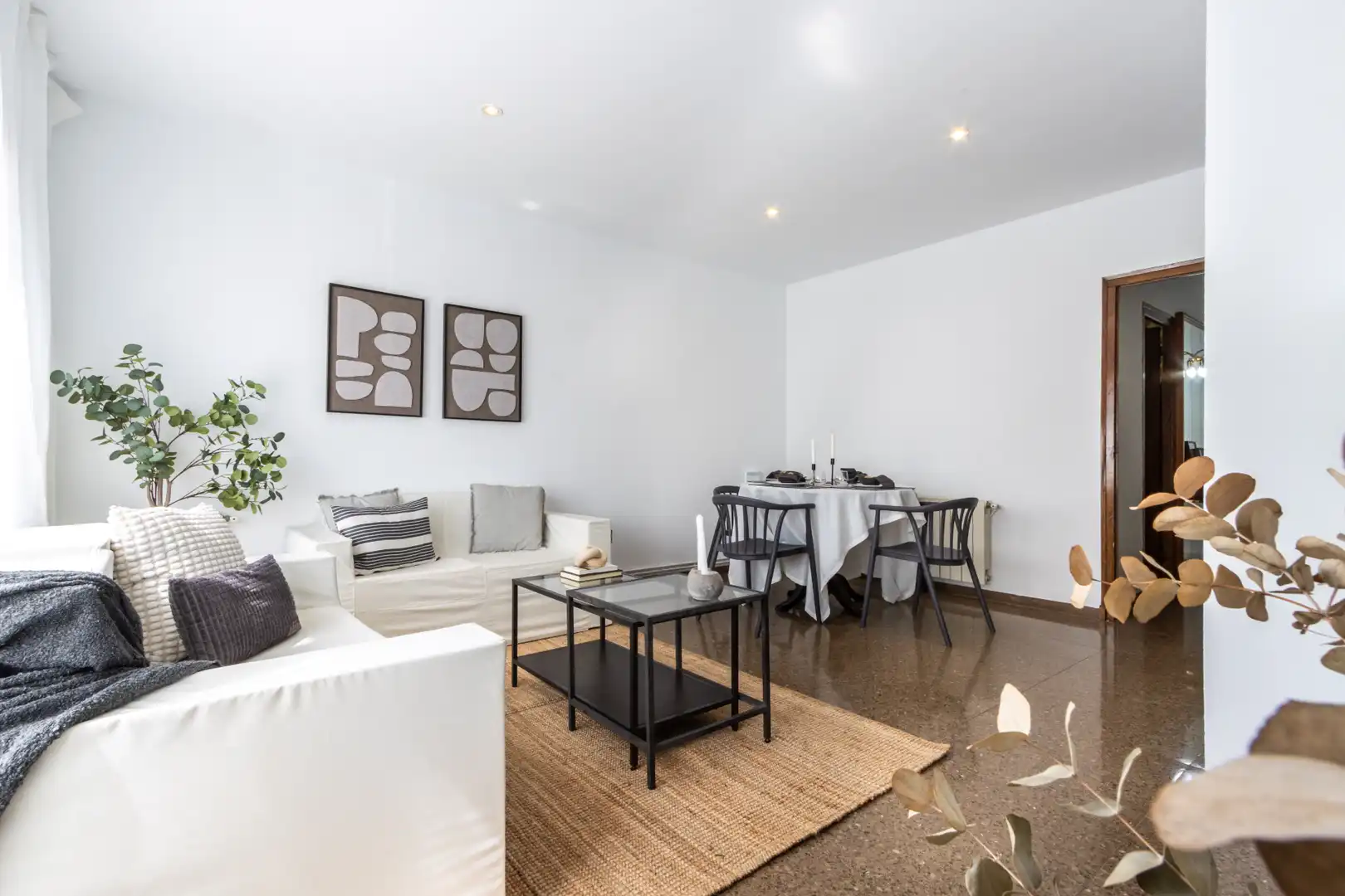 Sala d'estar de Pis en venda en Terrassa amb Calefacció i Terrassa