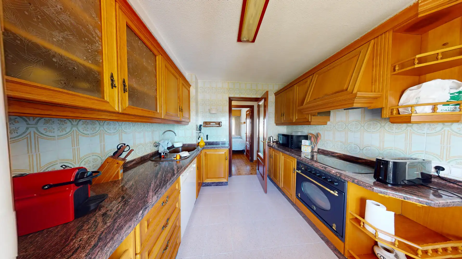 Cocina de Piso en venta en Alicante / Alacant con Aire acondicionado, Terraza y Amueblado