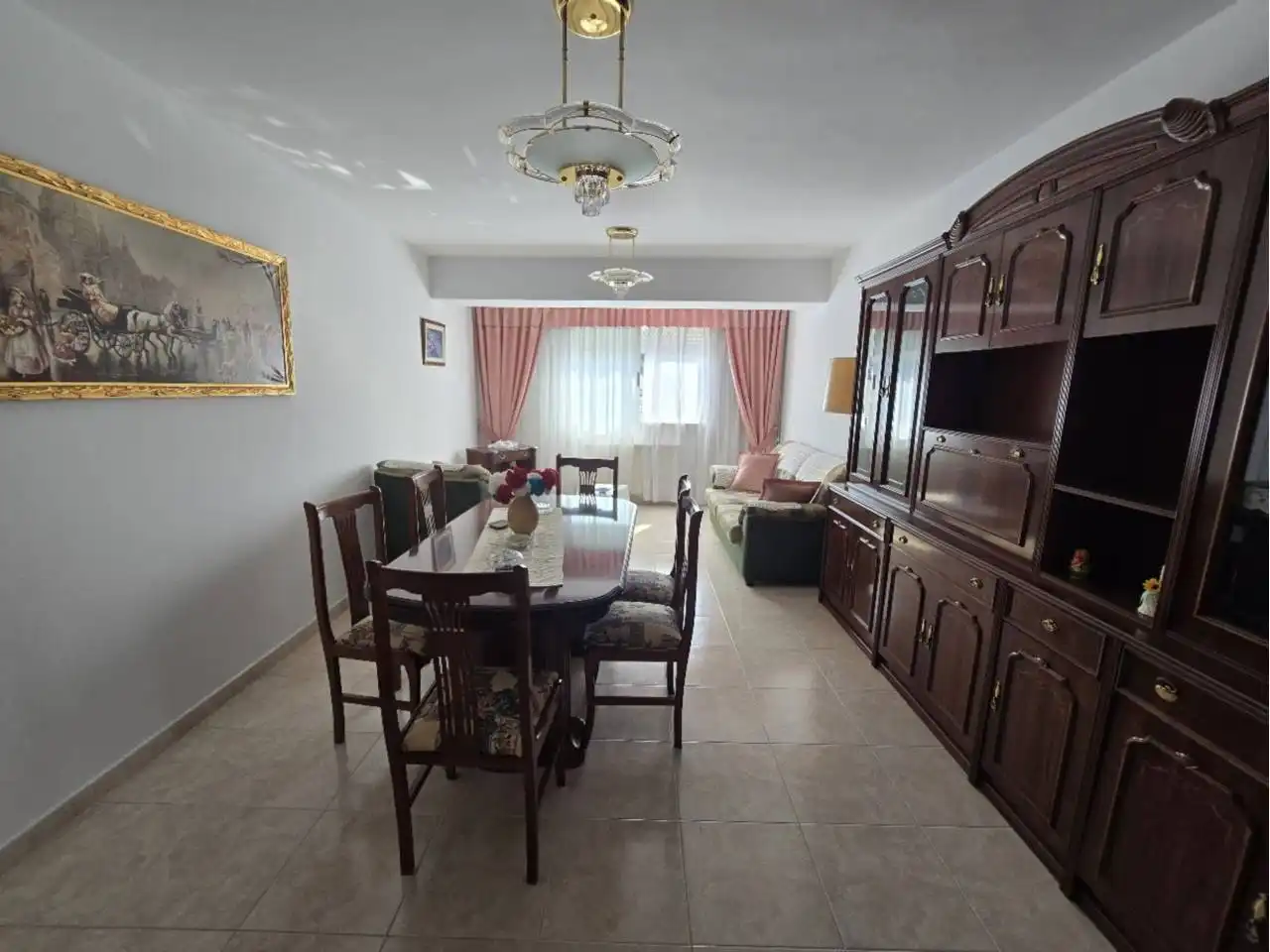 Esszimmer von Wohnung zum Verkauf in Baleira mit Heizung, Terrasse und Möbliert