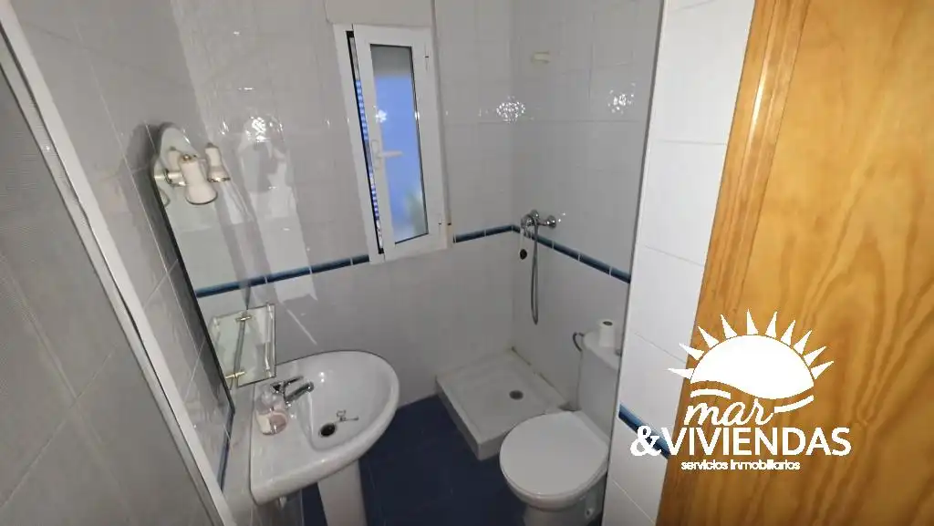 Bany de Apartament en venda en Garrucha amb Aire condicionat, Calefacció i Terrassa