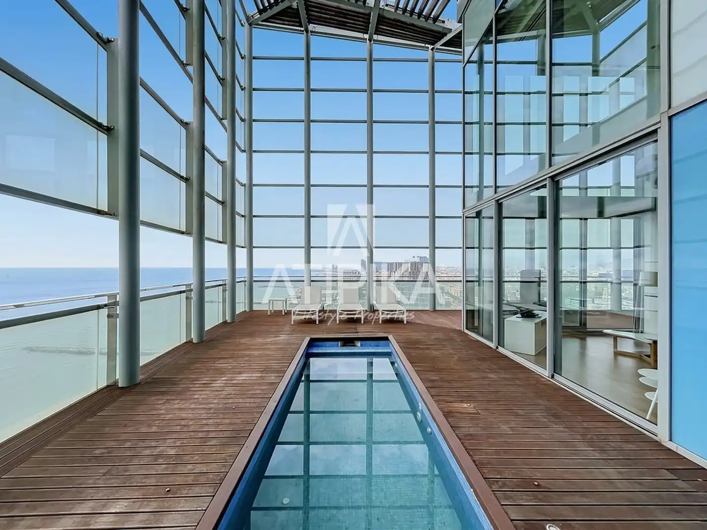 Piscina de Àtic de lloguer en Sant Martí
