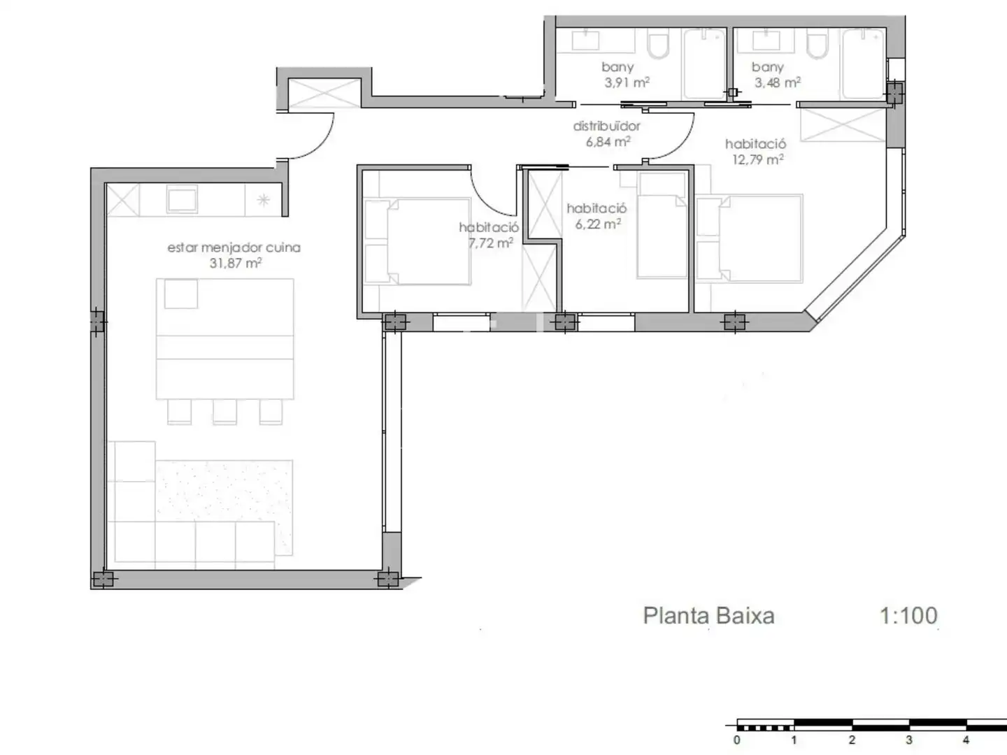 Piso en venta en Palamós con Aire acondicionado, Calefacción y Jardín privado
