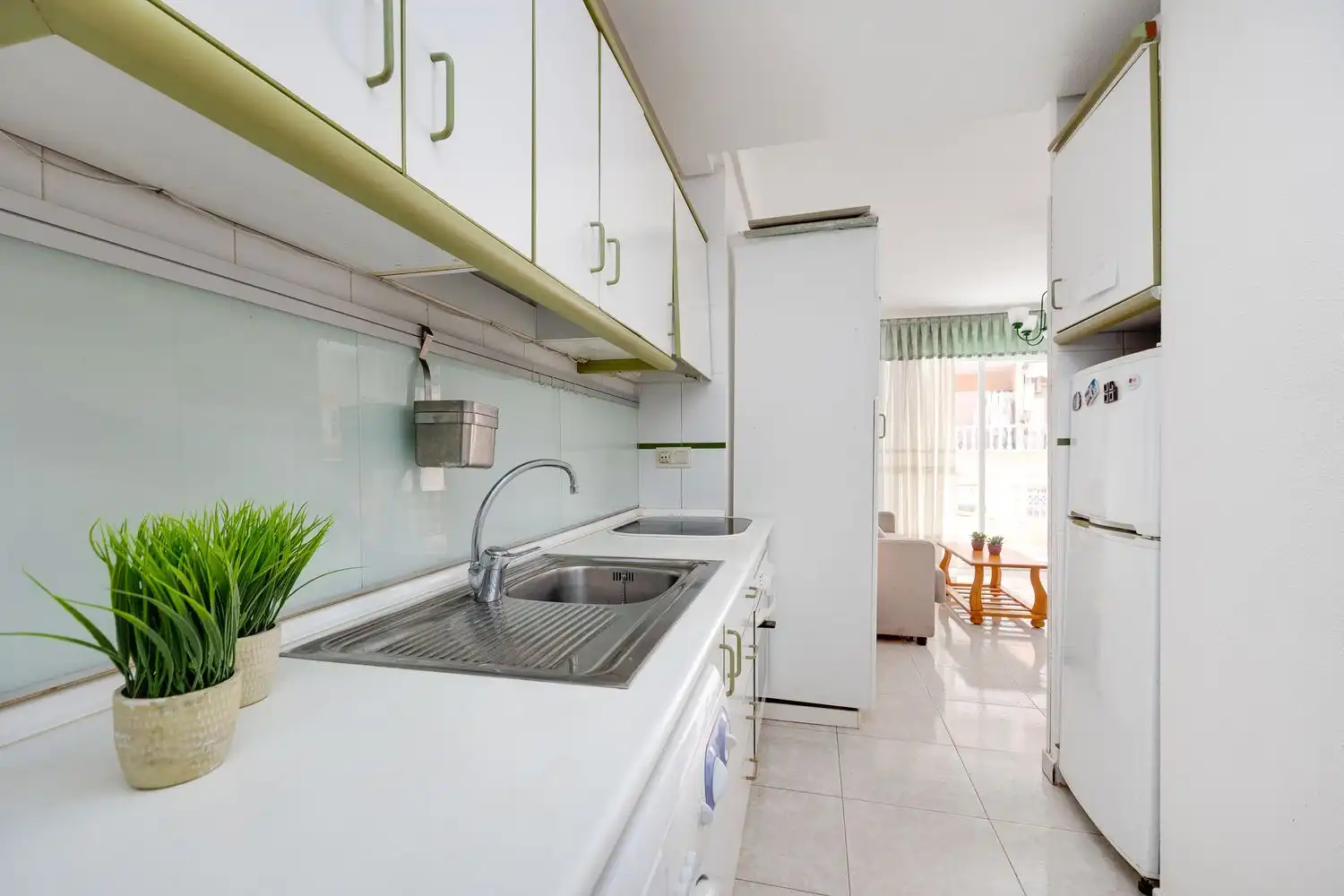 Kitchen of Flat for sale in Torrevieja  with Air Conditioner, Terrace and Furnished